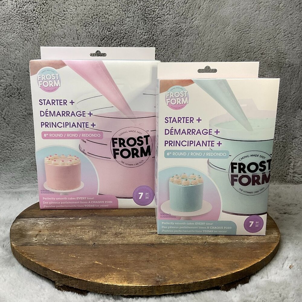 New Frost Form Starter Kits-8" & 6" Round by American Crafts